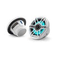 JL Audio M6 Marine Speakers - 6.5" - RGB LED - White Sport