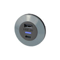 Alfatronix PVPro-ACFF USB A & C Charger - Grey Front Fit