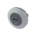 Alfatronix PVPro-AFF Single USB A Charger - Grey Front Fit
