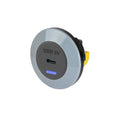 Alfatronix PVPWP-CFF Slimline IP65 USB C Charger - Grey Front Fit