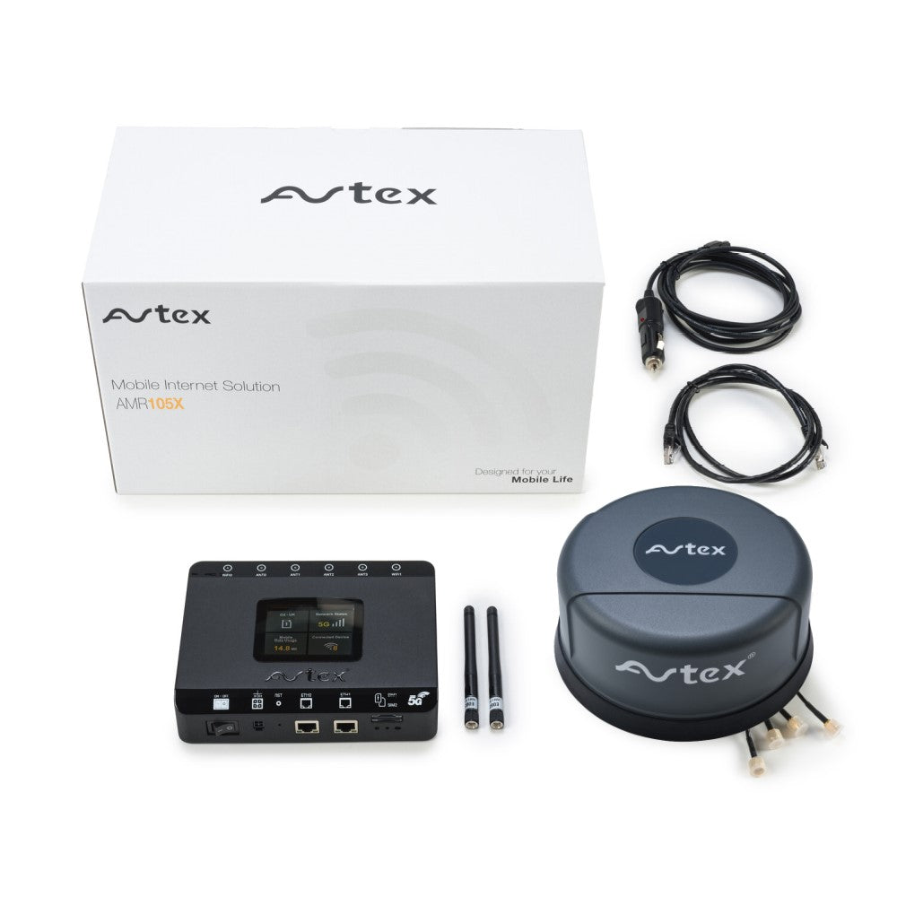 Avtex AMR105X 5G Dual Sim & Wi-Fi 6 Mobile Internet Router - Grey