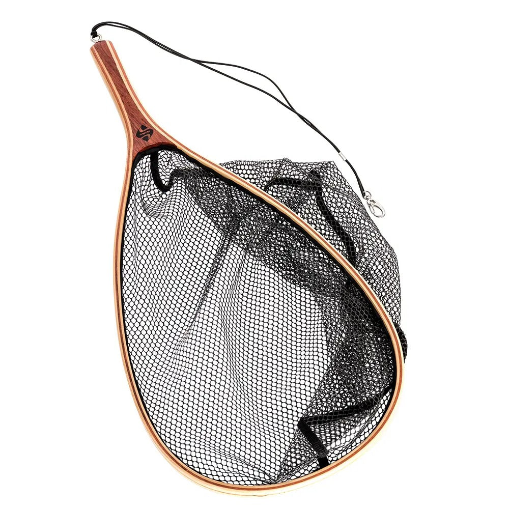 Snowbee Luxury Hand-Crafted Wooden Hand Trout Landing Net - L