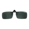 Snowbee Clip-On/Flip-Up Sunglasses - Smoke/Green - L