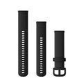 Garmin Silicone 20mm Quick Release Watch Bands - Black