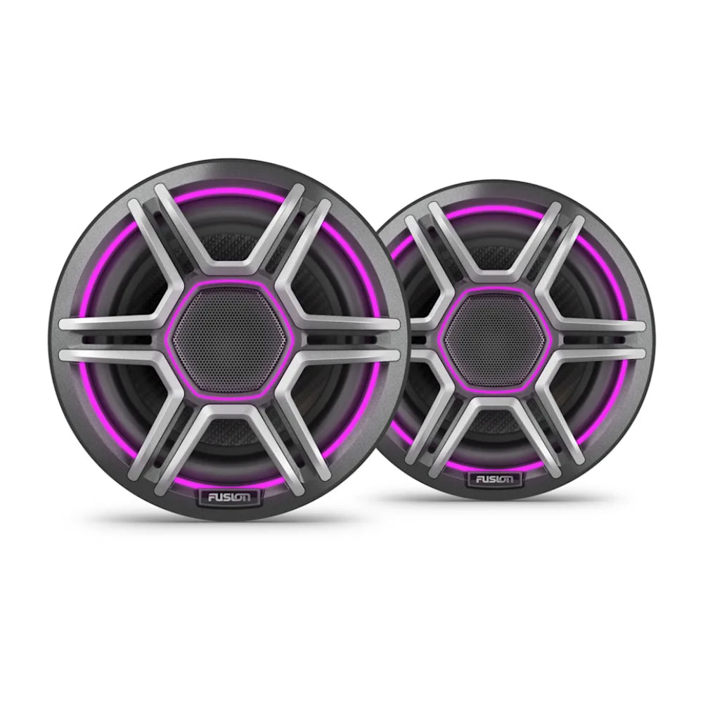 Fusion Apollo AP-FL65SPG 6.5" CRGBW LED Speakers 300W - Sports Grey