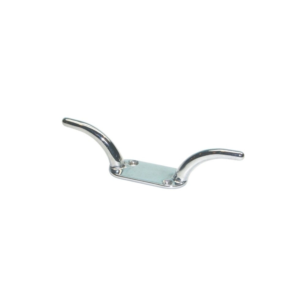 Osculati Chromed Brass Cleat - 80mm
