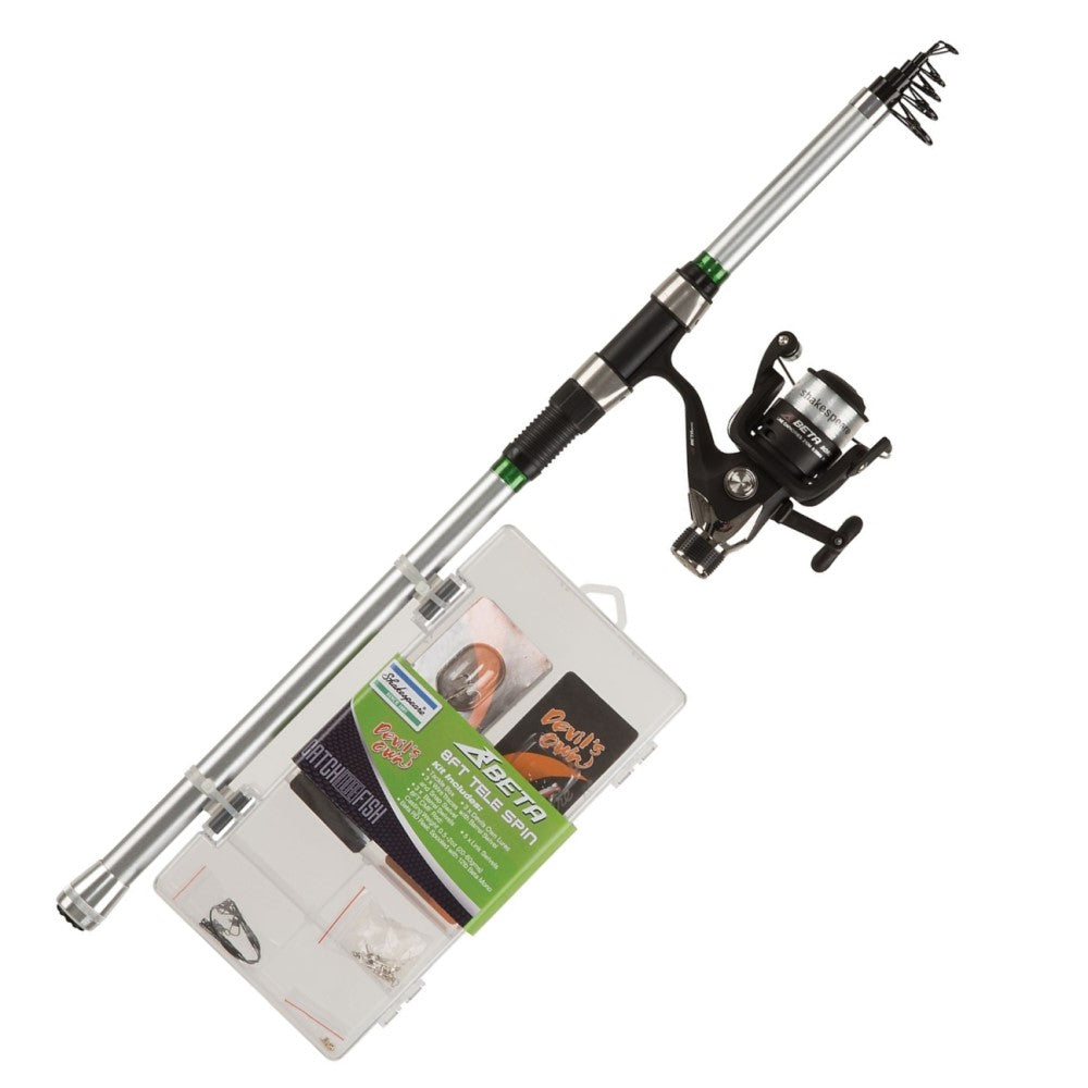 Shakespeare Catch More Fish 2 Telescopic 0.7/2.1oz - 8ft Spin Rod Combo