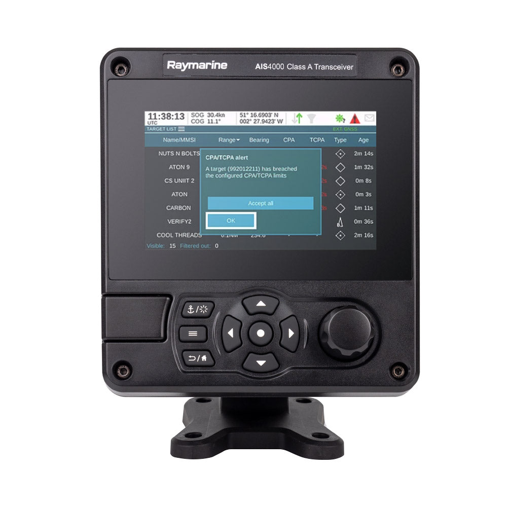 Raymarine AIS4000 Class A AIS Transceiver