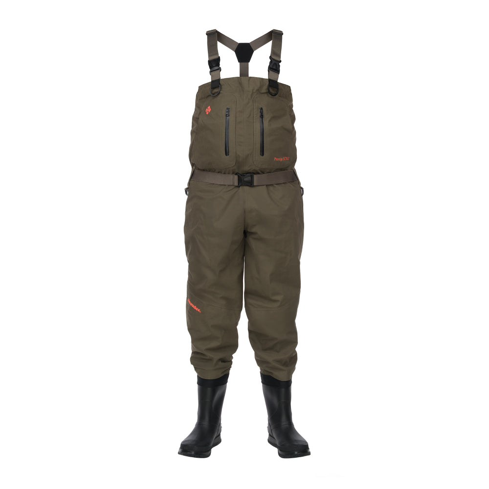 Snowbee Prestige STX2 Studded Felt Sole Chest Waders - 6