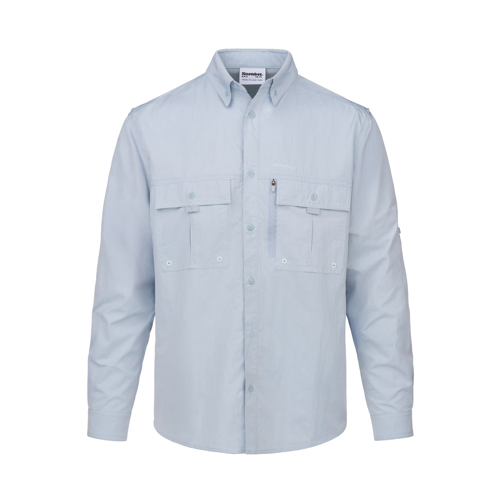 Snowbee Prestige Technical Fishing Shirt - Blue - XXXL