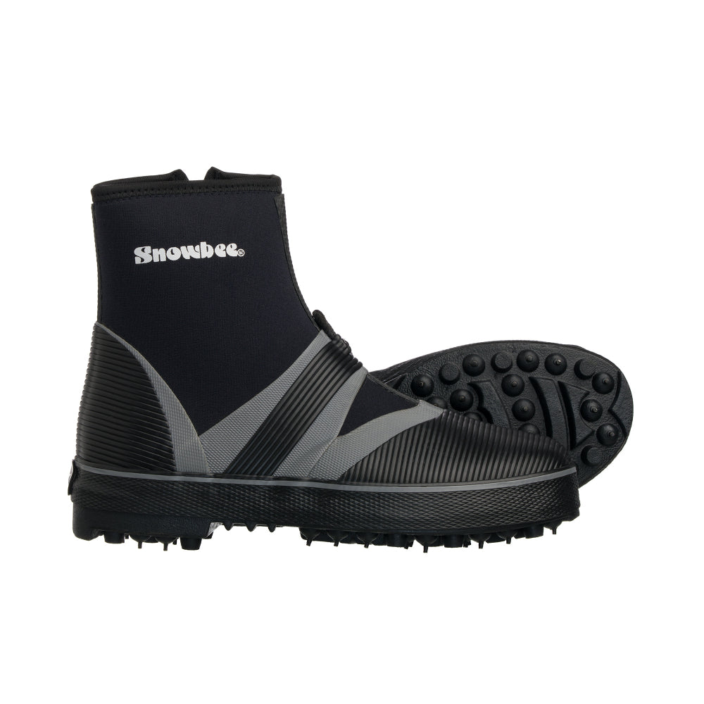 Snowbee Mens Rockhopper Spike Sole Wading Boots - Black/Grey - 8