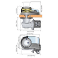 Quick Dylan DH4 HYDRO Windlass - 12-13mm Hydraulic No Drum