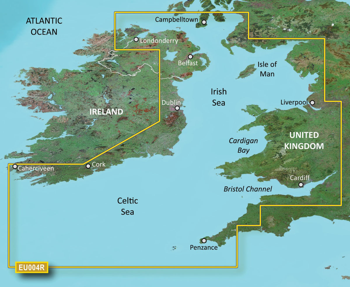 Garmin BlueChart G3 Regular Area - HXEU004R Irish Sea