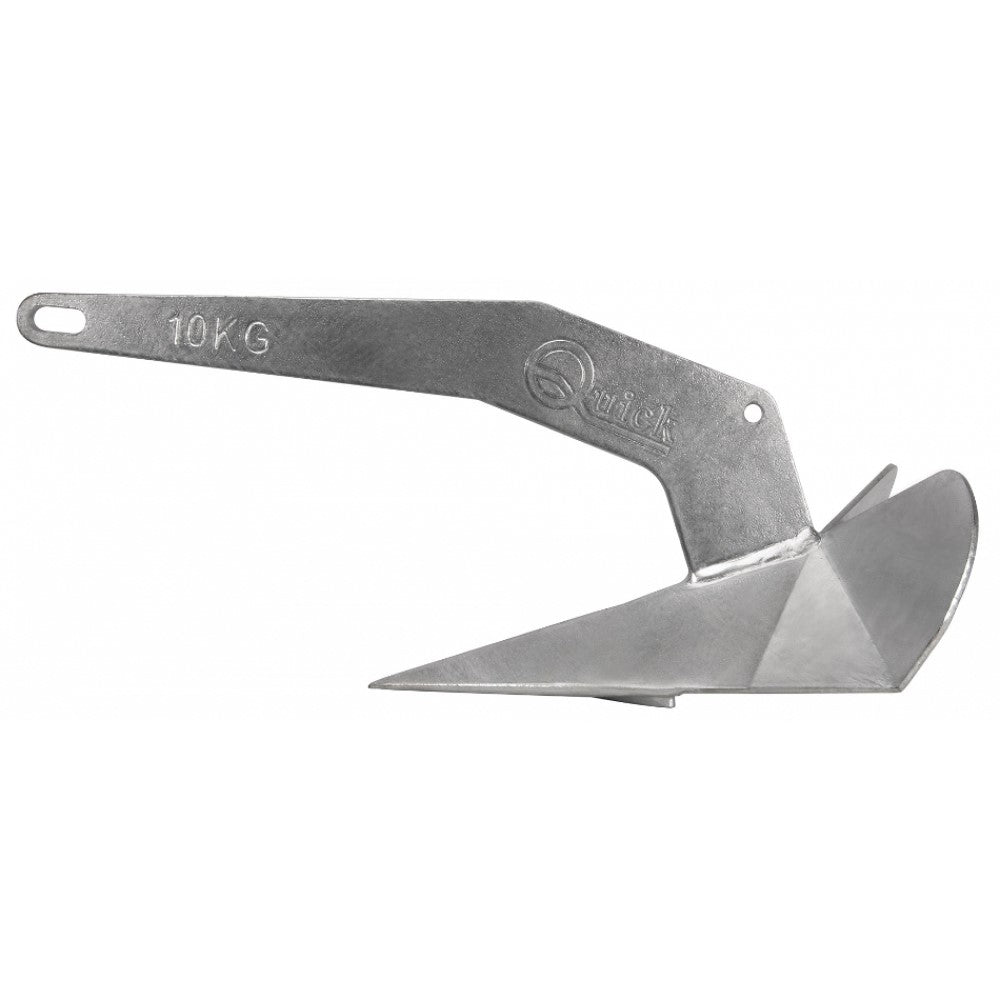 Quick Galvanized Steel Plow Anchor - 7.5KG