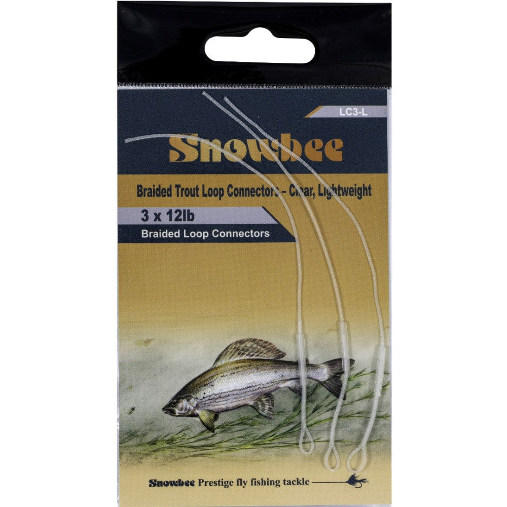 Snowbee Looped Connectors x 3 Lightweight Trout
