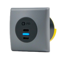 Alfatronix PDA-060CS IP65 USB C Single Output Charger - Square Bezel