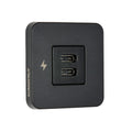 Scanstrut Tile Dual USB-C Fast Charging Socket - Matt Black